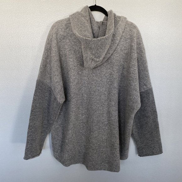 EXCELLENT Soft Surrounding Mercado Jacket Wool Full Zip Hooded Oversized OS S/M - Picture 3 of 7